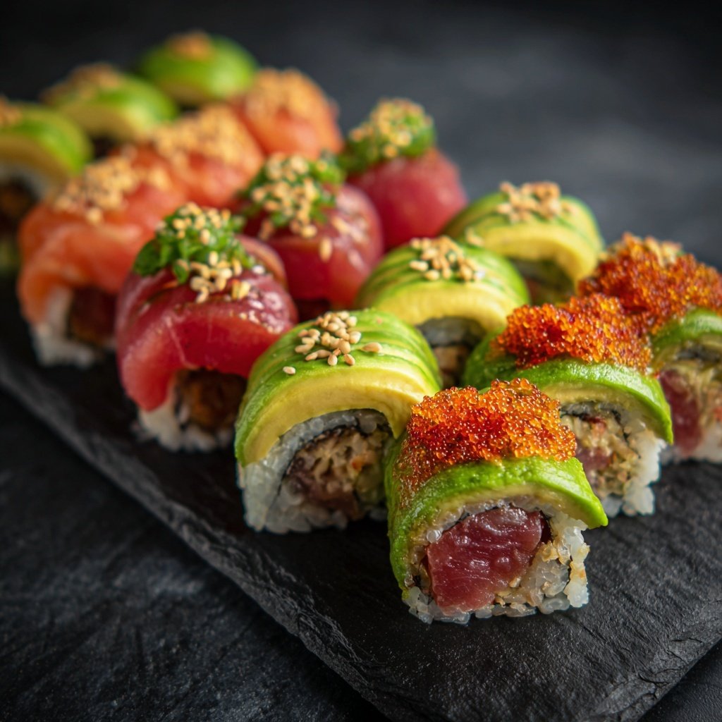 Global Japanese Sushi Rolls