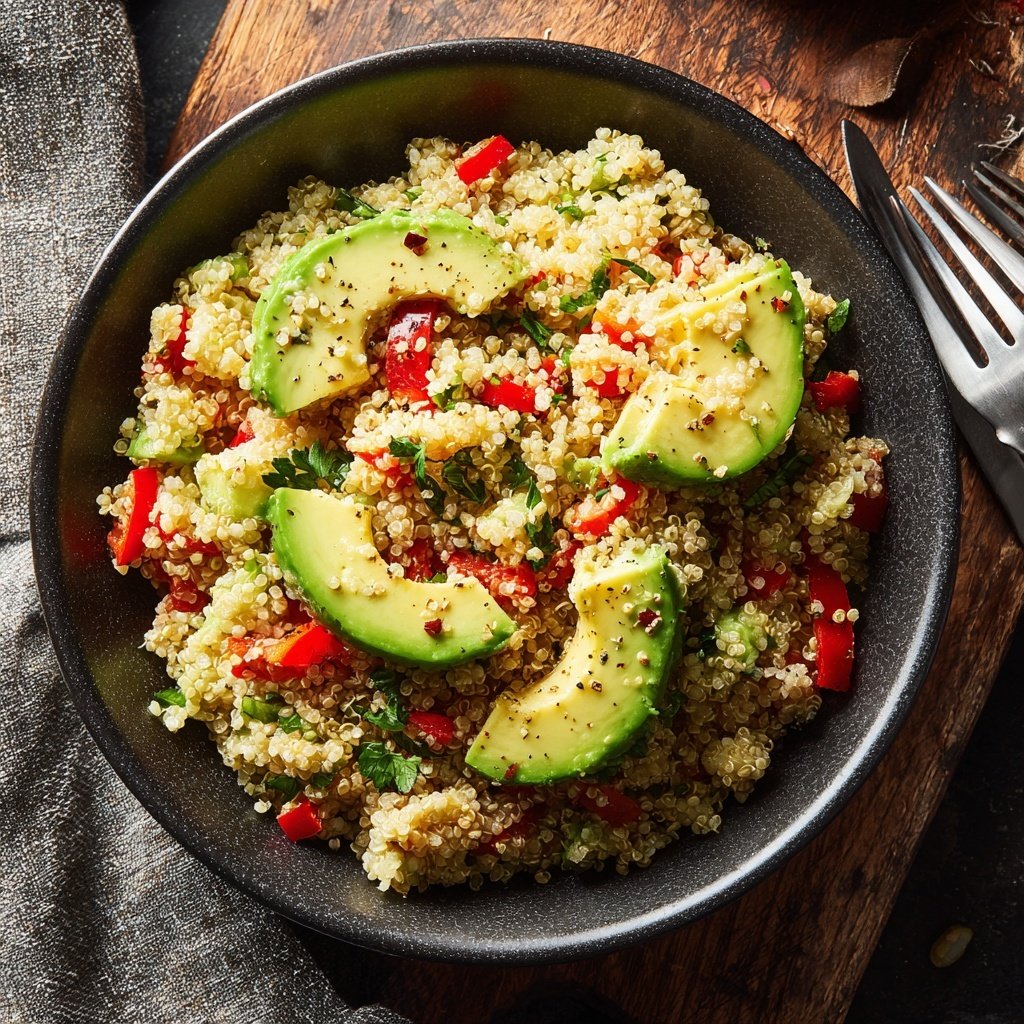 Healthy Avocado Quinoa Salad