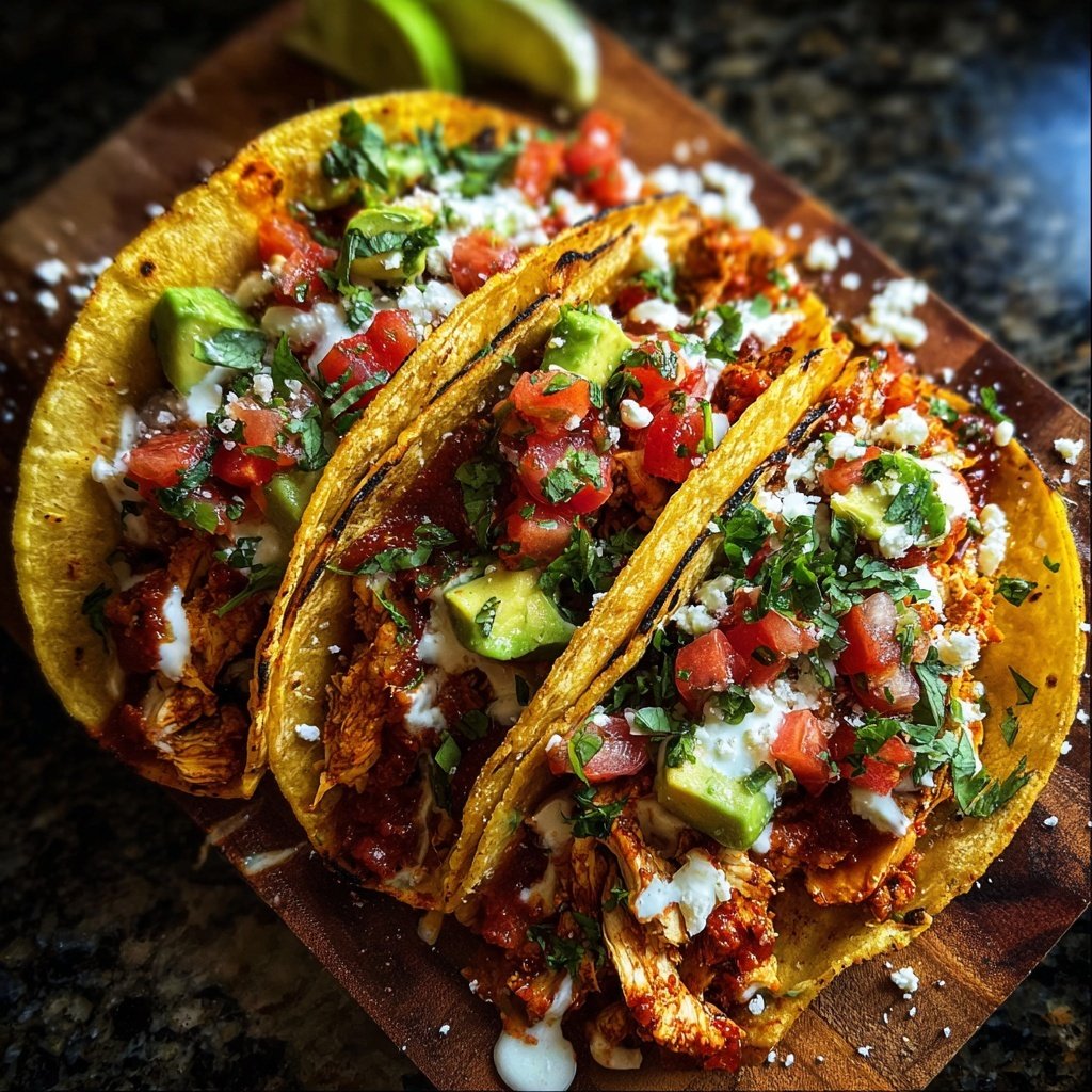 Global Mexican Chicken Tacos