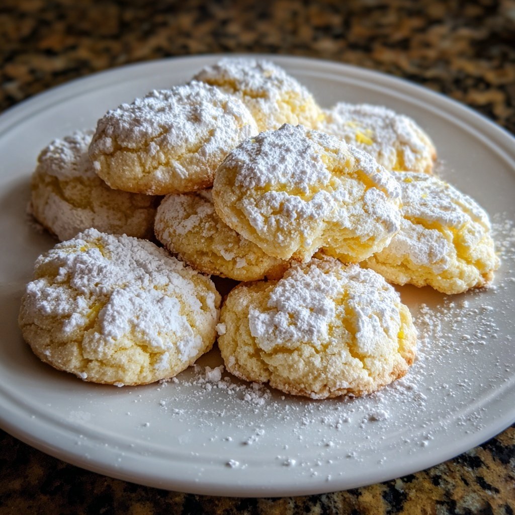 Classic Lemon Drop Cookies