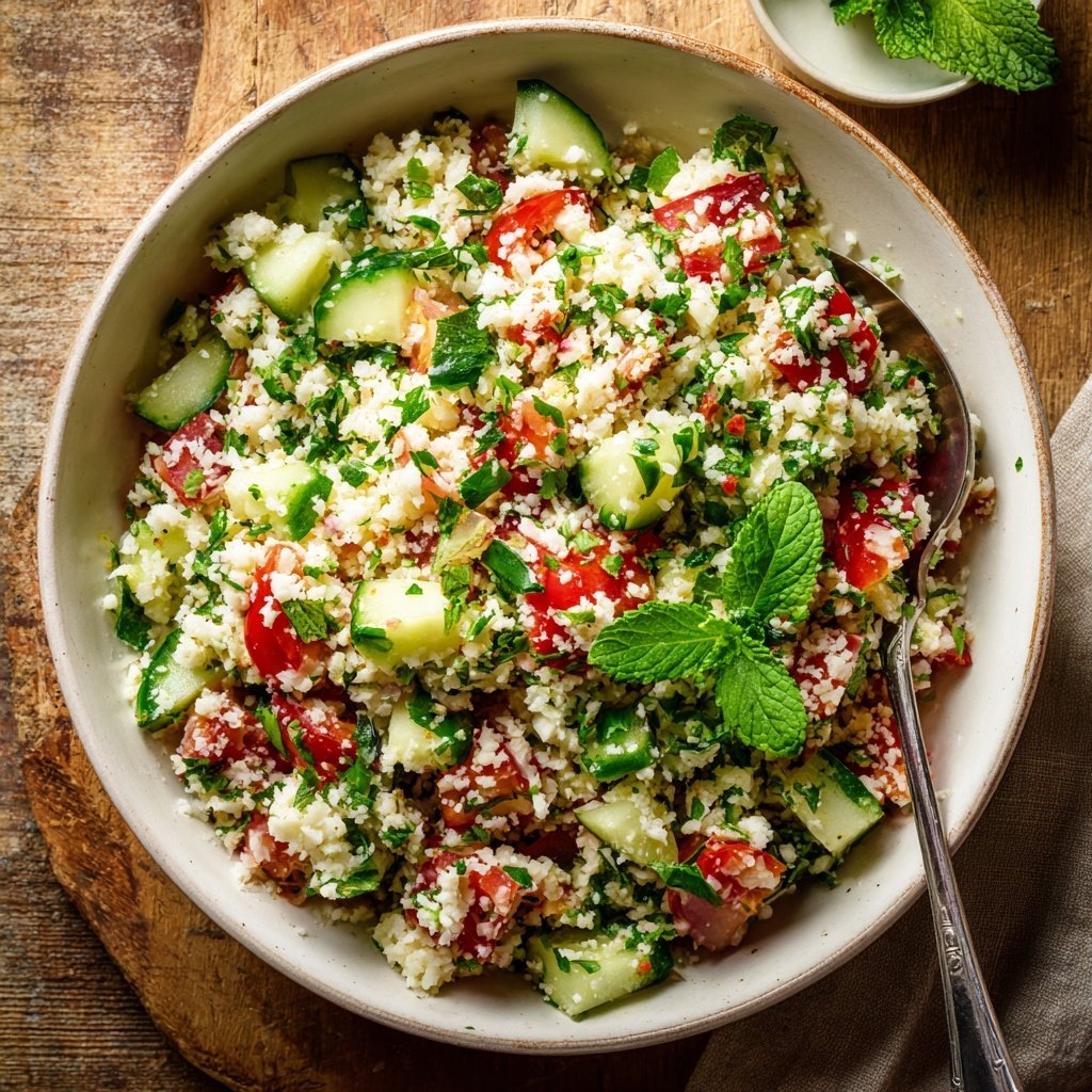 Mediterranean Cauliflower Tabbouleh