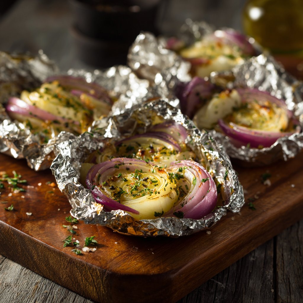 Onion Boil in Foil Packets