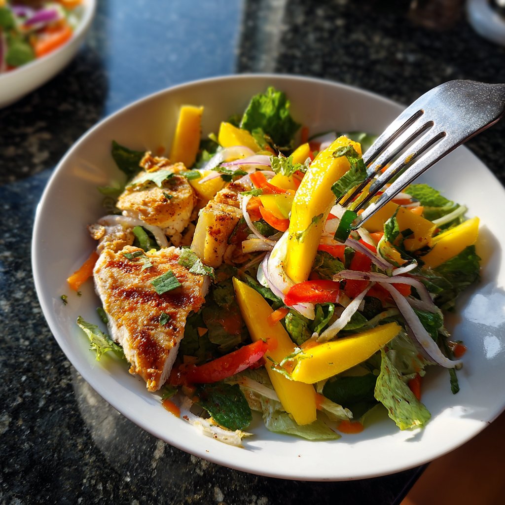 Thai Mango Chicken Salad